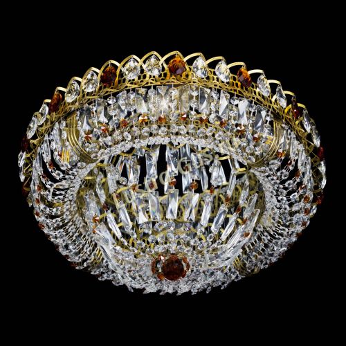 Люстра Кольцо Классика Пластинка чайная под бронзу в Сочи Гусь Хрустальный