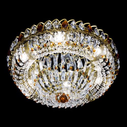 Люстра Кольцо Классика Пластинка чайная под бронзу в Сочи Гусь Хрустальный