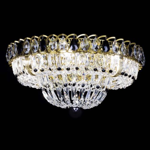 Люстра Кольцо Классика Пластинка черная под бронзу в Сочи Гусь Хрустальный