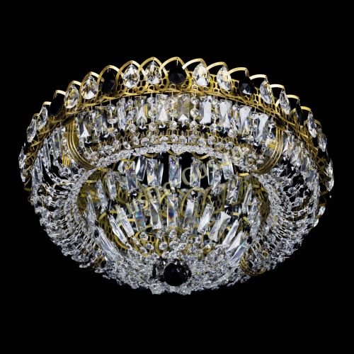 Люстра Кольцо Классика Пластинка черная под бронзу в Сочи Гусь Хрустальный