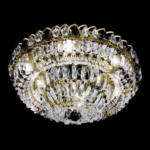 Люстра Кольцо Классика Пластинка черная под бронзу в Сочи Гусь Хрустальный