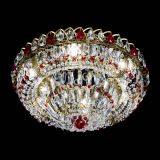 Люстра Кольцо Классика Пластинка красная под бронзу в Сочи