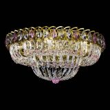 Люстра Кольцо Классика Пластинка розовая под бронзу в Сочи