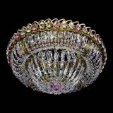 Люстра Кольцо Классика Пластинка розовая под бронзу в Сочи