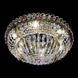 Люстра Кольцо Классика Пластинка розовая под бронзу в Сочи