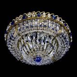 Люстра Кольцо Классика Пластинка синяя под бронзу в Сочи Люстра Кольцо Классика Пластинка синяя под бронзу в Сочи