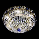 Люстра Кольцо Классика Пластинка синяя под бронзу в Сочи Люстра Кольцо Классика Пластинка синяя под бронзу в Сочи