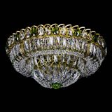 Люстра Кольцо Классика Пластинка зеленая под бронзу в Сочи