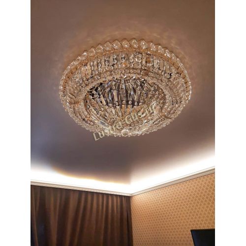 Люстра Кольцо Классика Пластинка 700 мм в Сочи Гусь Хрустальный