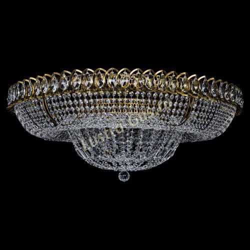 Люстра Кольцо Классика 10 ламп под бронзу в Сочи Гусь Хрустальный