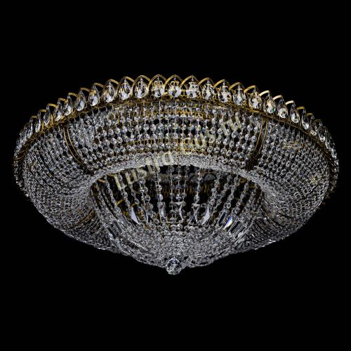 Люстра Кольцо Классика 10 ламп под бронзу в Сочи Гусь Хрустальный