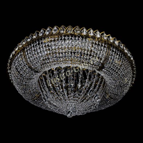 Люстра Кольцо Классика 10 ламп под бронзу в Сочи Гусь Хрустальный