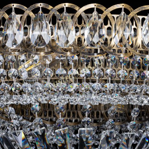 Люстра Кольцо Классика под бронзу в Сочи Гусь Хрустальный