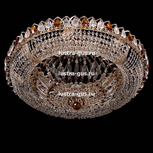 Люстра Кольцо Классика цветная в Сочи Гусь Хрустальный