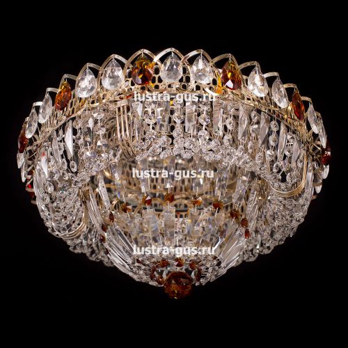 Люстра Кольцо Классика Пластинка цветная в Сочи Гусь Хрустальный