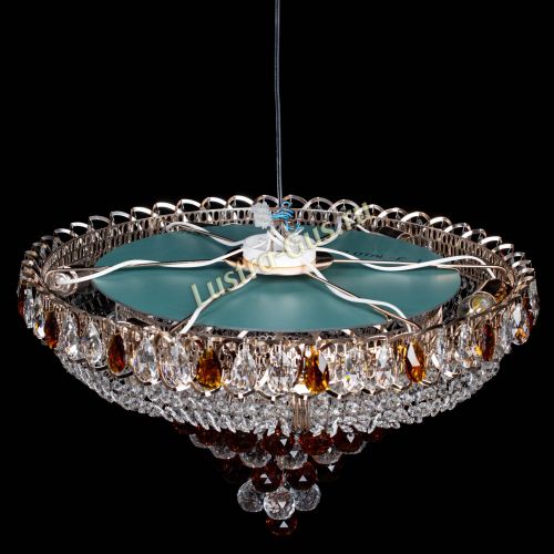 Люстра Кольцо пирамида шар 40 мм чайный в Сочи Гусь Хрустальный