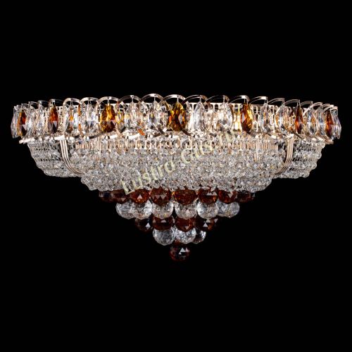 Люстра Кольцо пирамида шар 40 мм чайный в Сочи Гусь Хрустальный