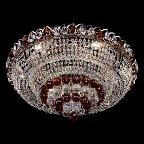 Люстра Кольцо пирамида шар 40 мм чайный в Сочи Гусь Хрустальный