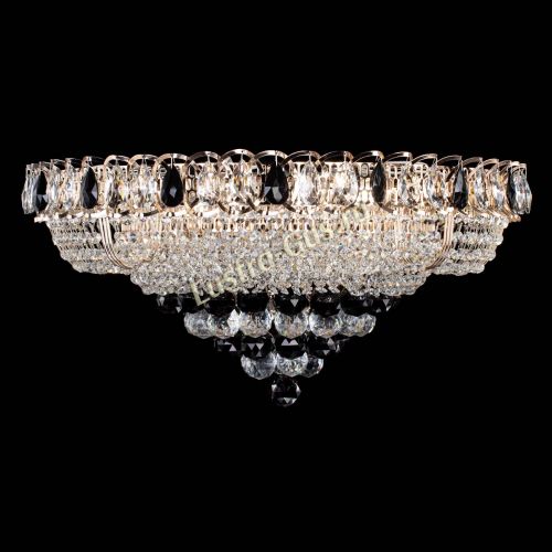 Люстра Кольцо пирамида шар 40 мм черная в Сочи Гусь Хрустальный