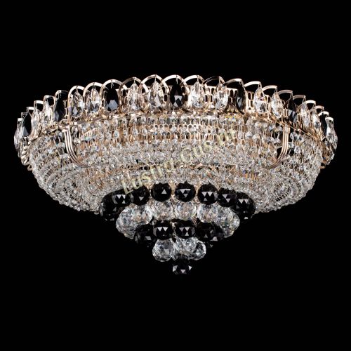 Люстра Кольцо пирамида шар 40 мм черная в Сочи Гусь Хрустальный