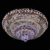 Люстра Кольцо пирамида шар 40 мм фиолетовая в Сочи