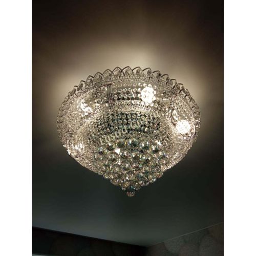 Люстра Кольцо пирамида шар 40 мм в Сочи Гусь Хрустальный