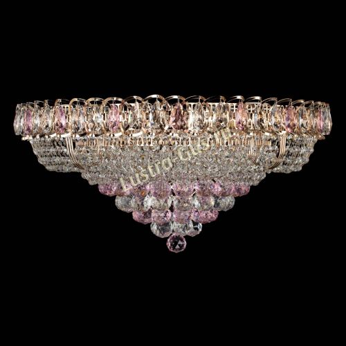 Люстра Кольцо пирамида шар 40 мм розовая в Сочи Люстра Кольцо пирамида шар 40 мм розовая в Сочи