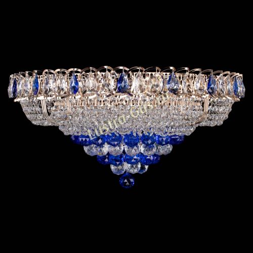 Люстра Кольцо пирамида шар 40 мм синяя в Сочи Люстра Кольцо пирамида шар 40 мм синяя в Сочи