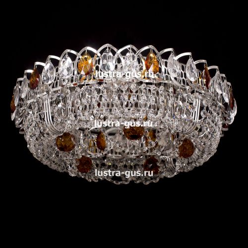 Люстра Кольцо Снежинка чайная в Сочи Гусь Хрустальный