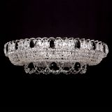 Люстра Кольцо Снежинка черная в Сочи