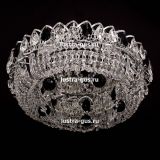 Люстра Кольцо Снежинка черная в Сочи