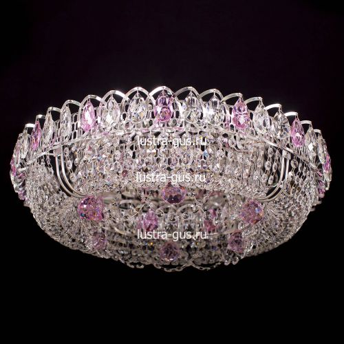 Люстра Кольцо Снежинка розовая в Сочи Люстра Кольцо Снежинка розовая в Сочи
