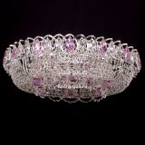 Люстра Кольцо Снежинка розовая в Сочи Люстра Кольцо Снежинка розовая в Сочи