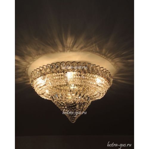 Люстра Кольцо Водоворот в Сочи Гусь Хрустальный