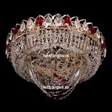 Люстра Кольцо Водоворот красная в Сочи