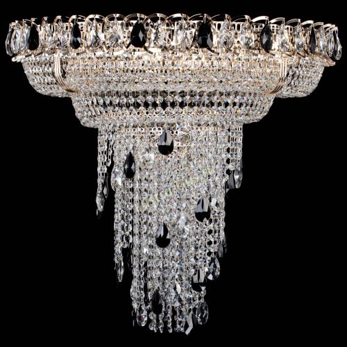 Люстра Кольцо №10 черная в Сочи Гусь Хрустальный