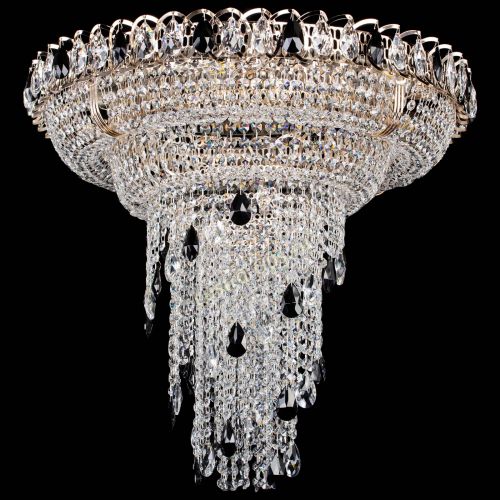 Люстра Кольцо №10 черная в Сочи Гусь Хрустальный