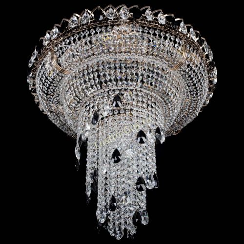 Люстра Кольцо №10 черная в Сочи Гусь Хрустальный