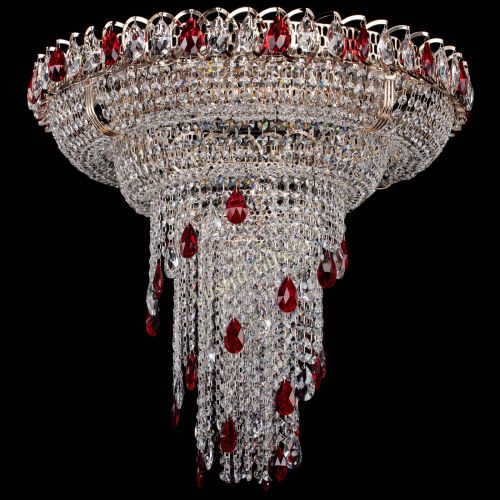 Люстра Кольцо №10 красная в Сочи Гусь Хрустальный
