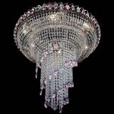 Люстра Кольцо №10 розовая в Сочи