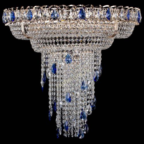 Люстра Кольцо №10 синяя в Сочи Гусь Хрустальный