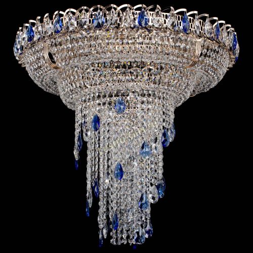 Люстра Кольцо №10 синяя в Сочи Гусь Хрустальный