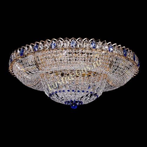 Люстра Кольцо Классика синее 800 мм  в Сочи Гусь Хрустальный