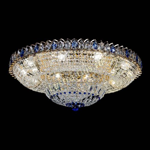 Люстра Кольцо Классика синее 800 мм  в Сочи Гусь Хрустальный