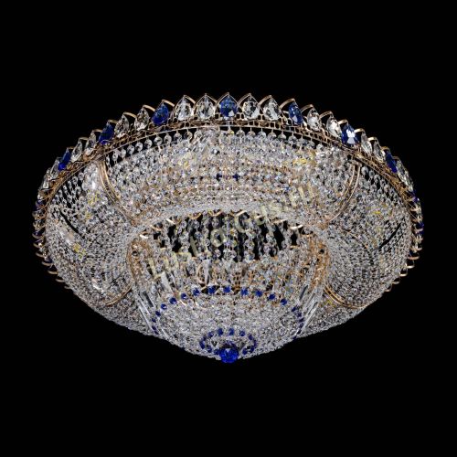 Люстра Кольцо Классика синее 800 мм  в Сочи Гусь Хрустальный