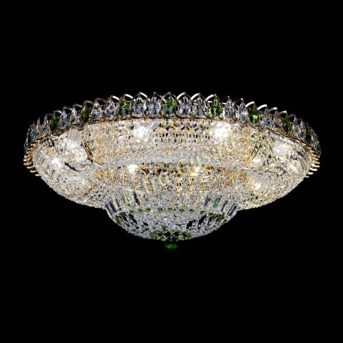 Люстра Кольцо Классика зеленое 800 мм  в Сочи Гусь Хрустальный