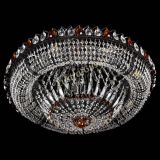 Люстра Кольцо Классика №8 Черная с чайными подвесками в Сочи