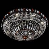 Люстра Кольцо Классика №8 Черная с чайными подвесками в Сочи