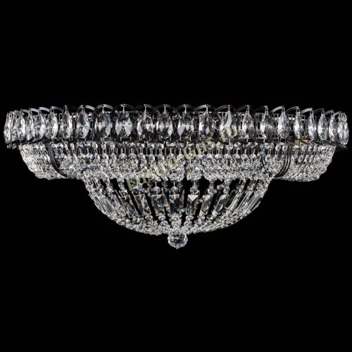 Люстра Кольцо Классика №8 Черная в Сочи Гусь Хрустальный