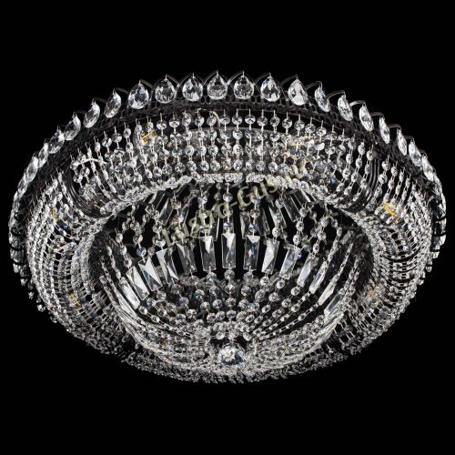 Люстра Кольцо Классика №8 Черная в Сочи Гусь Хрустальный